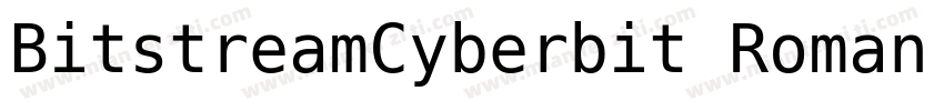 BitstreamCyberbit Roman 字体下载字体转换